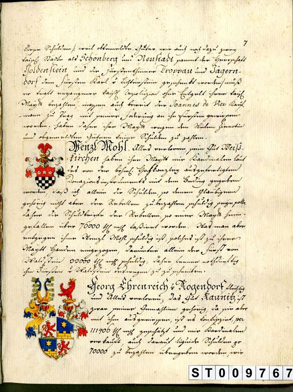 neurčený autor - Konfiskazions Protokoll der Mährischen Rebellen unter Kaiser Ferdinand dem II.