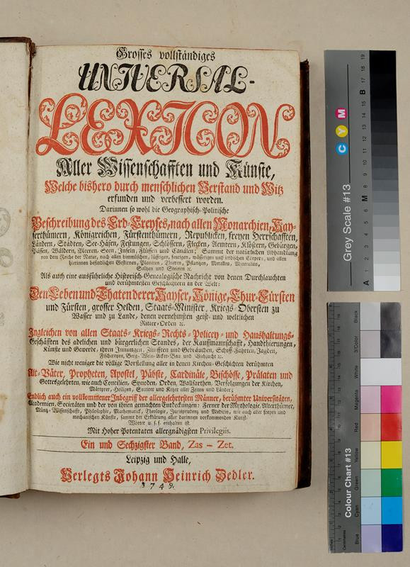 neurčený autor, Heinrich Johann Zedler - Grosses Vollständiges Universal Lexicon. Sechzigster Band