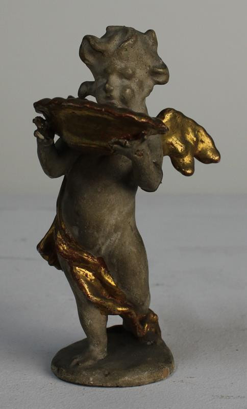 neznámý sochař jihoněmecký - Stojící andílek s mísou