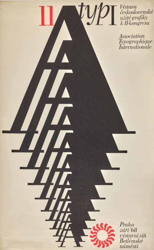 Jiří Rathouský - 11. ATYPI Výstava čs. užité grafiky k 11. kongresu Association Typographique Internationale. Praha  září 1968