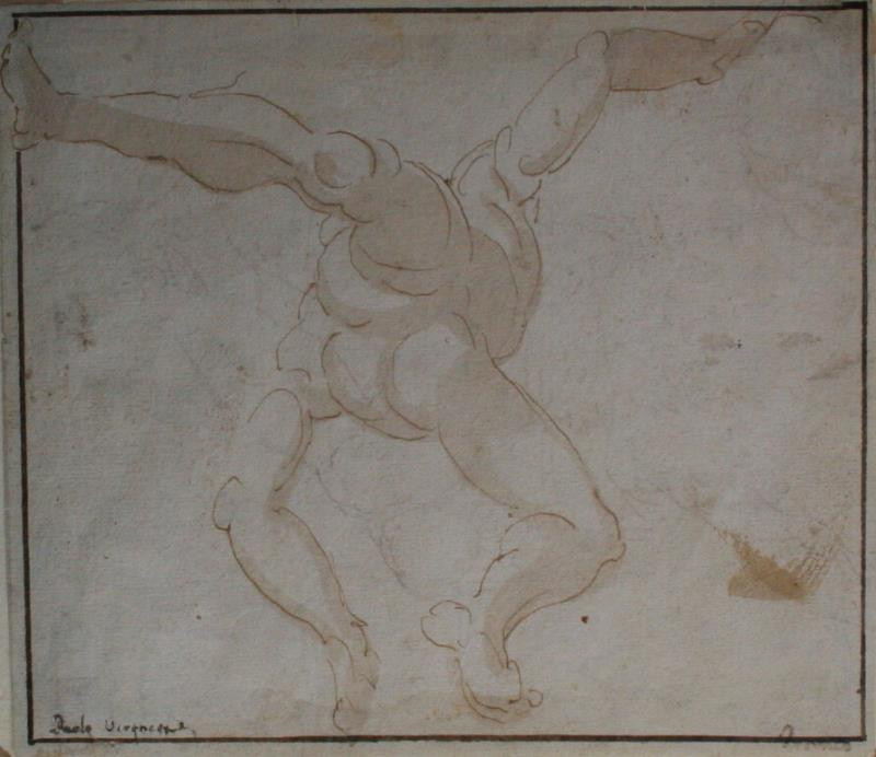 neznámý malíř - Letící figura