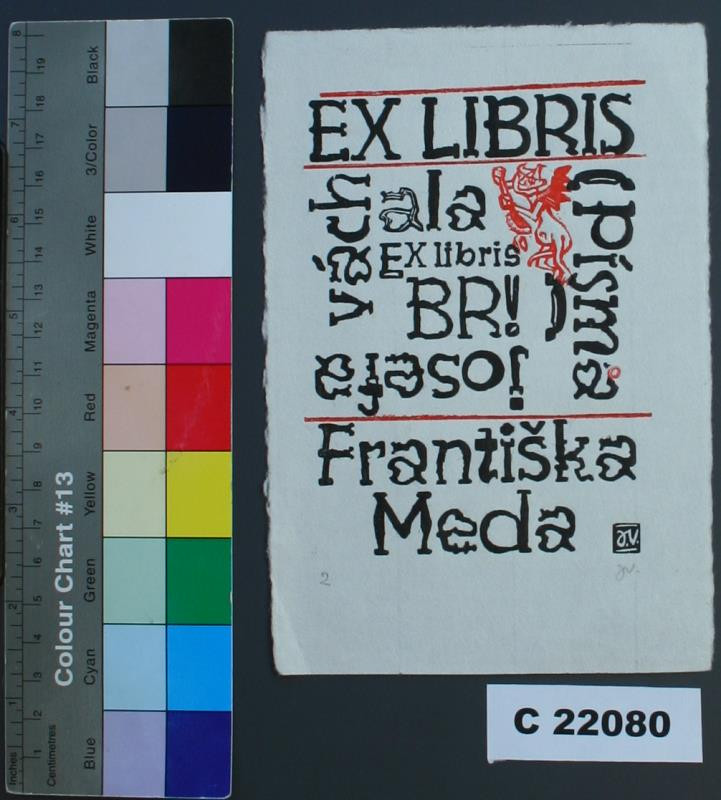 Josef Váchal - Ex libris Františka Meda