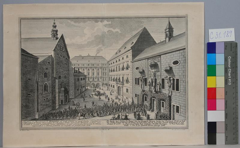 Johann August Corvinus - Die Kirche und Kloster St. Agnes bey der Himmels-Pforten...