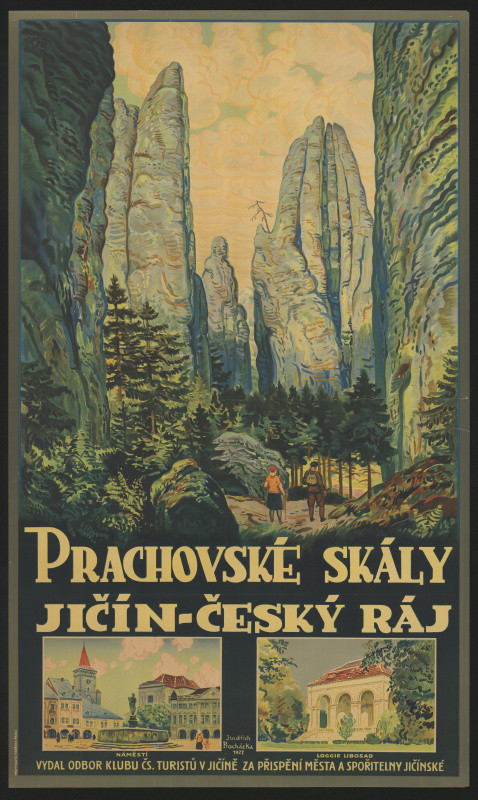 Jindřich Procházka - Prachovské skály, Jičín, Český ráj, 1927