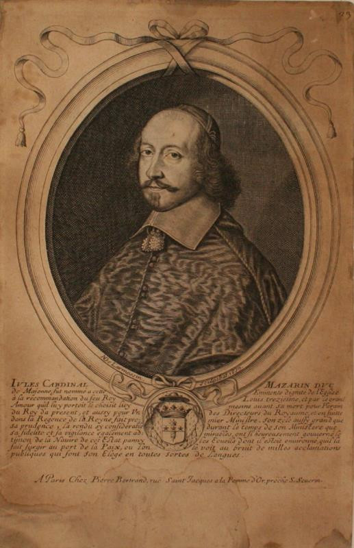 Nicolas de Larmessin - Jules Cardinal Mazarin