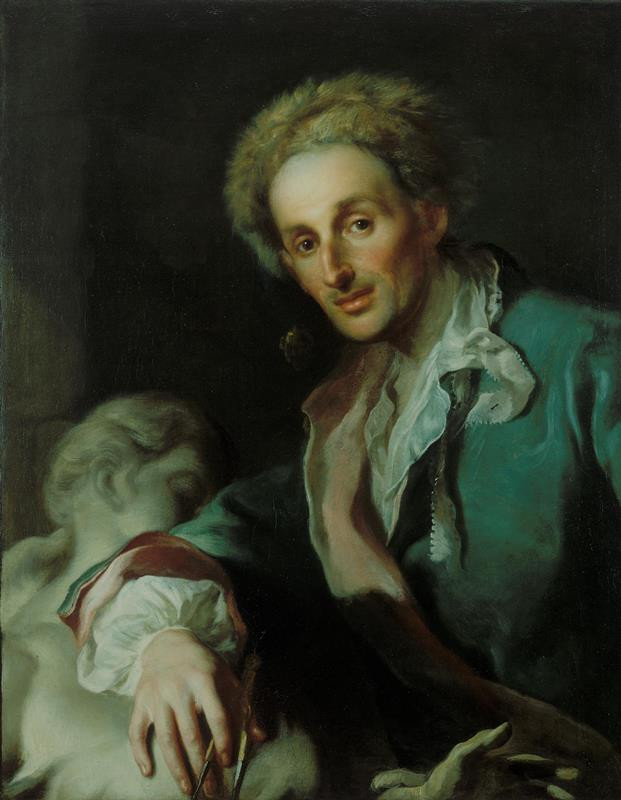 Franz Anton Palko - Portrét sochaře Gottfrieda Fritsche