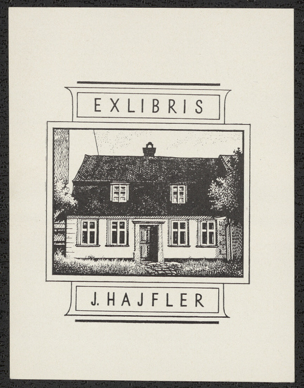 Karel Kinský - Ex libris J. Hajfler