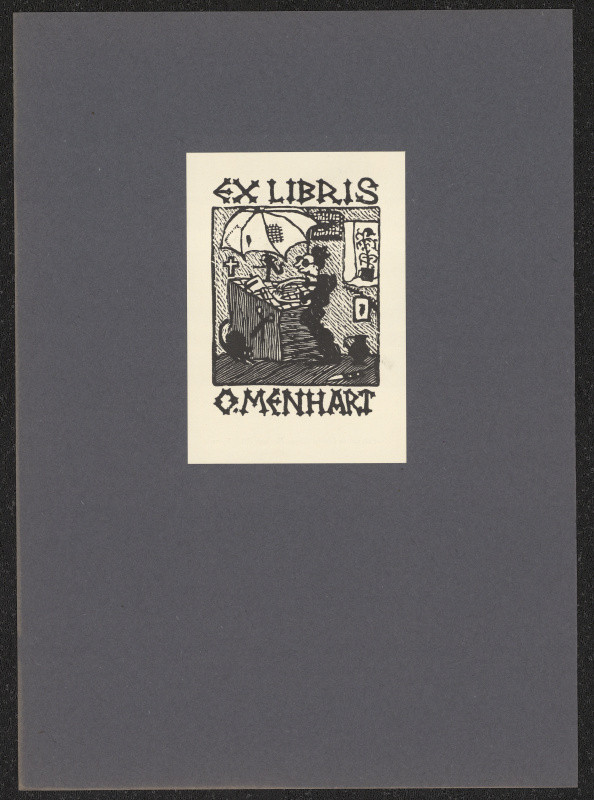 Oldřich Menhart - Ex libris O. Menhart