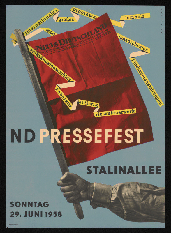 Klaus Wittkugel - ND Pressefest - Stalinallee