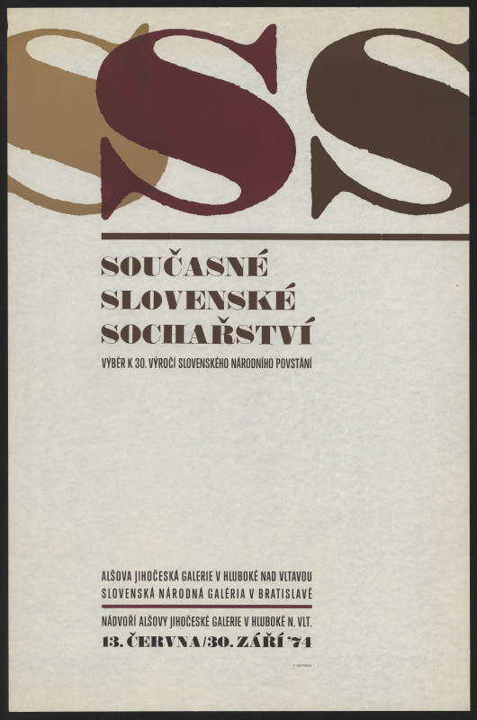 Jiří Hovorka - Současné slovenské sochařství, AJG Hluboká n/Vl. 1974