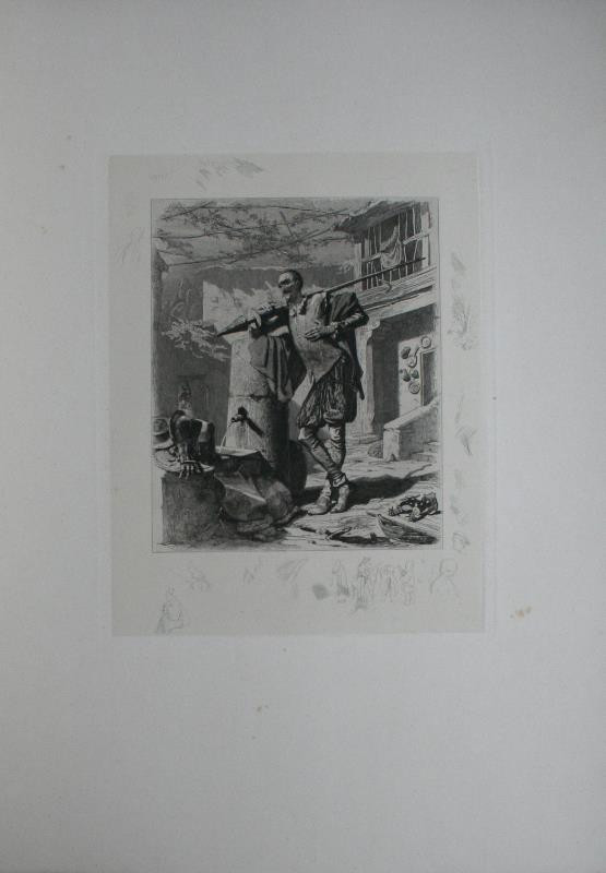 Adolf Schroedter (Schrödter) - Dressig Bilder zum Don Quijote (seš. 1. a2.)