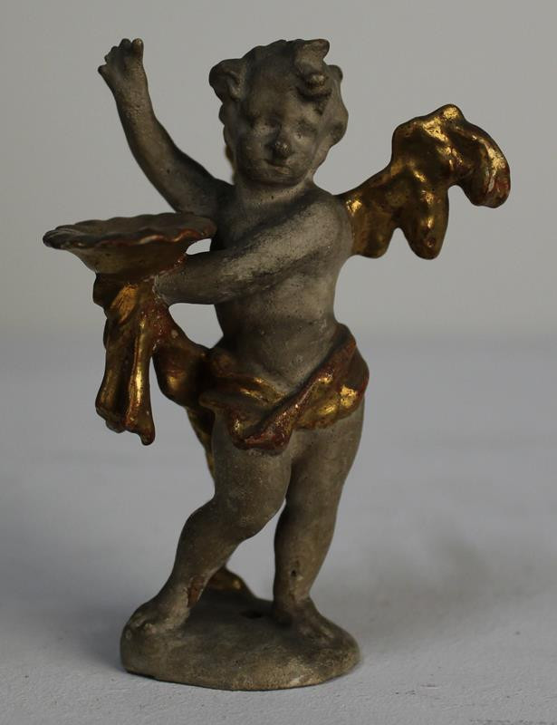 neznámý sochař jihoněmecký - Stojící andílek s mísou
