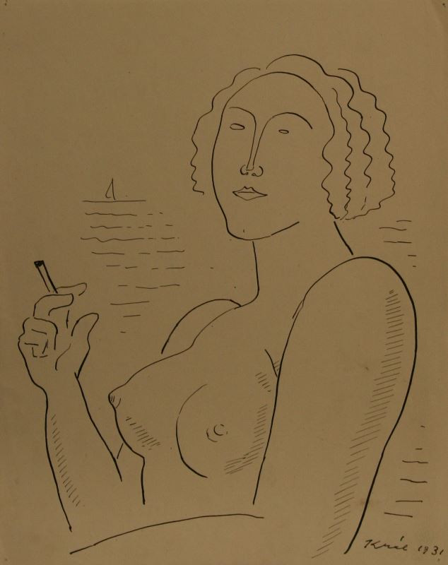 Jaroslav Král - Dívka s cigaretou