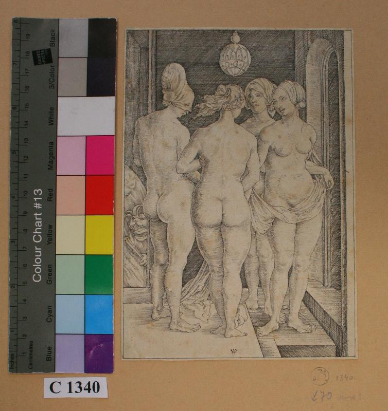 Václav z Olomouce (činný 1481-1497) - Čtyři nahé ženy