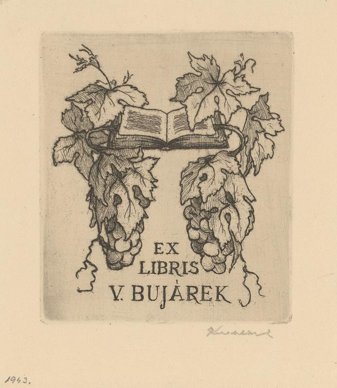 Bohuslav Knobloch - Ex libris V. Bujárek