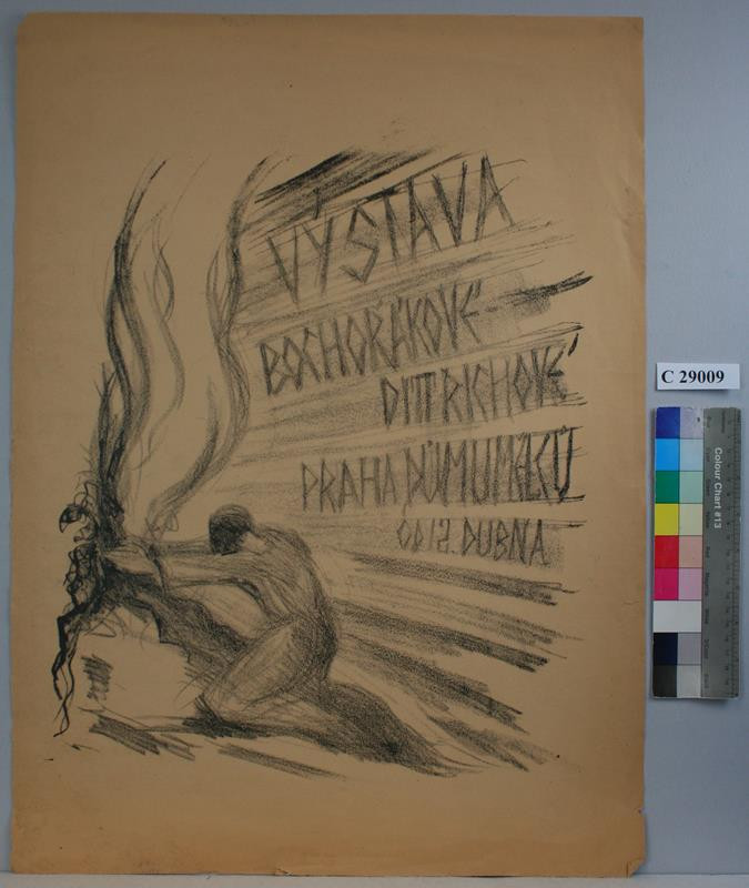 Helena Bochořáková-Dittrichová - Plakát k výstavě v Rudolfinu