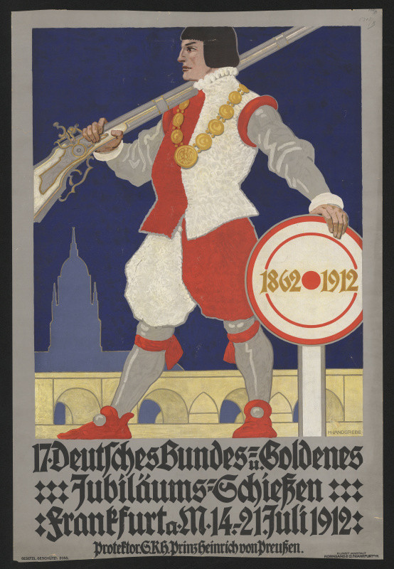 H. Landgrebe - 17. Deutsches Bundes = u. Boldenes - Jubileums Schieken, Frankfurt a. M.