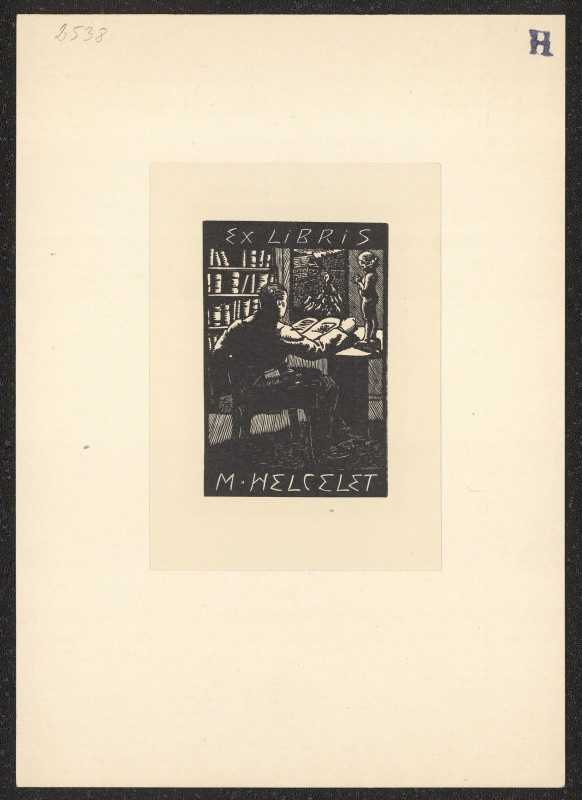 Emil Hlavica - Ex libris M. Helcelet