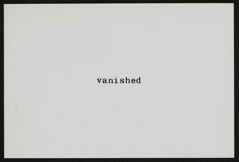 Jiří Valoch - vanished