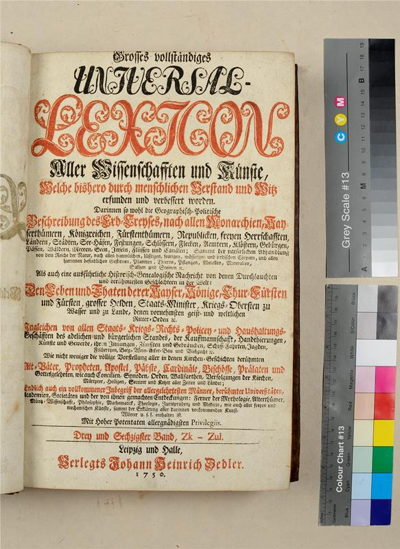 neurčený autor, Heinrich Johann Zedler - Grosses vollständiges Universal Lexicon. Drey und sechzigster Band