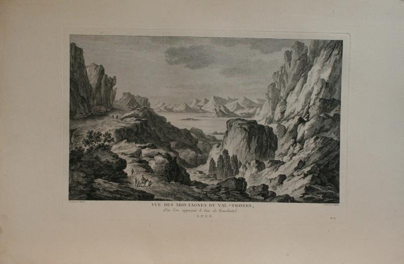 Marie-Alexandre Duparc - Vue des montagnes du Val-Travers, ...