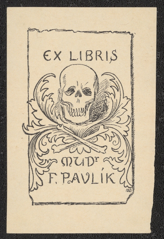 Maryna Alšová Svobodová - Ex libris Mudr. F.Pavlík