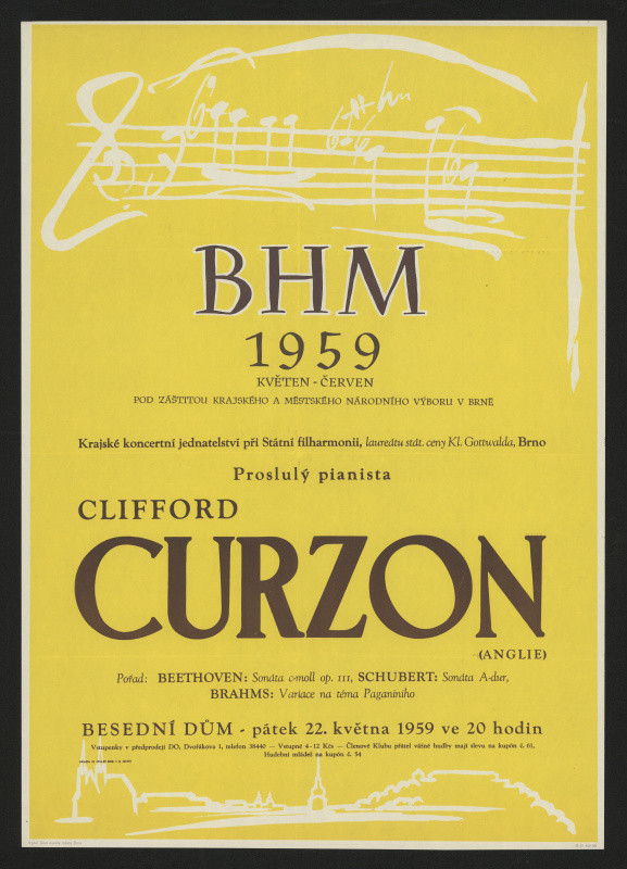 neznámý - Klavírní koncert ang. pianisty Clifforda Curzona (?), Besedné dům