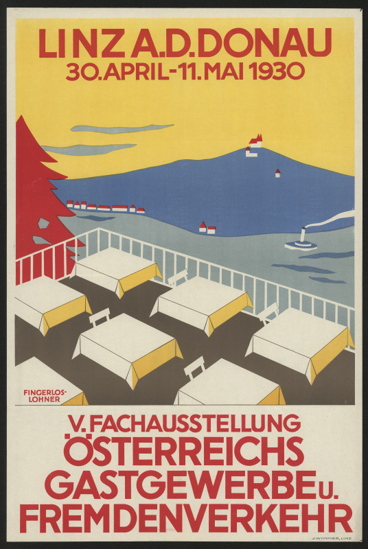 Fingerlos - V. Fachausstellung Österreichs Gastgewerbe u. Fremdenverkehr Linz a.d. Donau 1930
