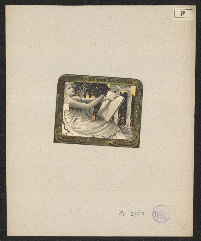 M. Frost - Exlibris Johanne Rauchfoss