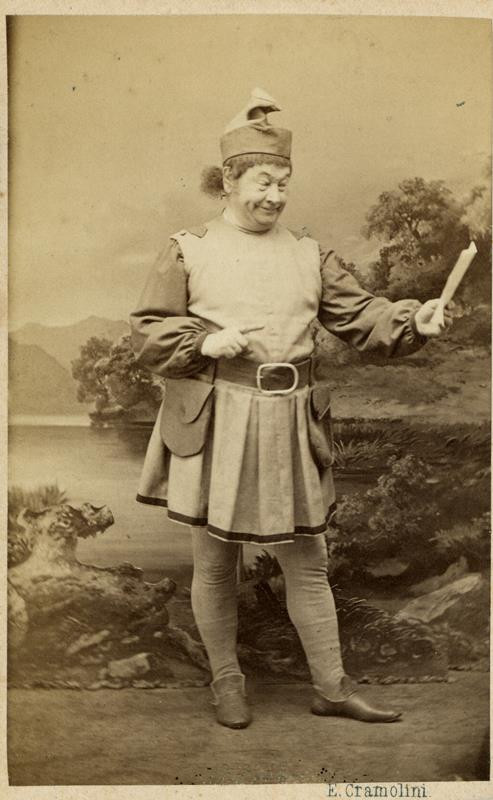 Eduard Cramolini - Fritz Beckmann; Zettel, Sen noci Svatojánské; * 1803 - † 9.1866 (1846 - 1866 Vídeň, Hb. Theater)