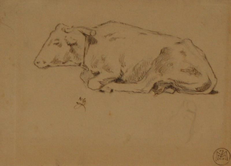 Vilém (Willi) Grögler - Ležící kráva