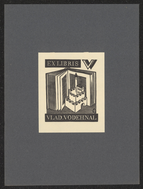 Antonín Burka - Ex libris Vlad. Vodehnal
