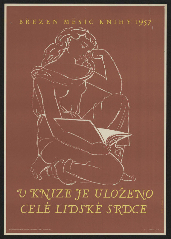 Sofie Vorlíčková - Březen měsíc knihy 1957