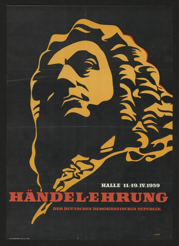 Voigt - Händel - Ehrung, Halle, Händlovy slavnosti