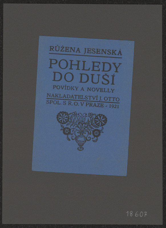 Zdenka Braunerová - Jesenská - Pohledy do duší