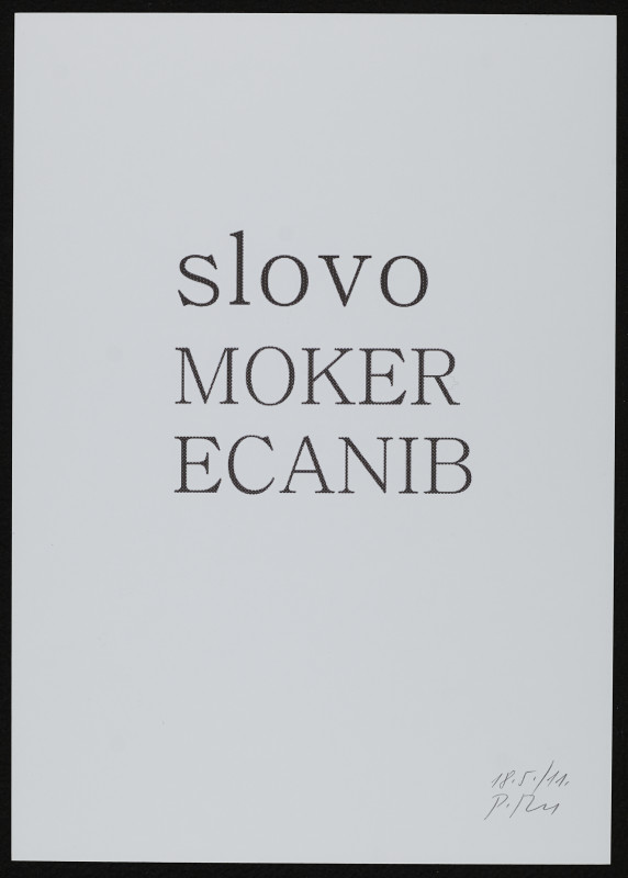 Pavel Rudolf - slovo MOKER ECANIB