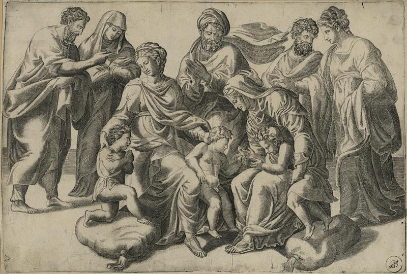 Giulio di Antonio Bonasone - Svatá rodina