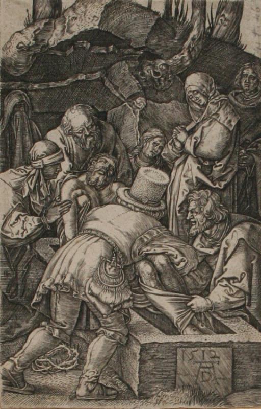 Albrecht Dürer - Kristus kladen do hrobu