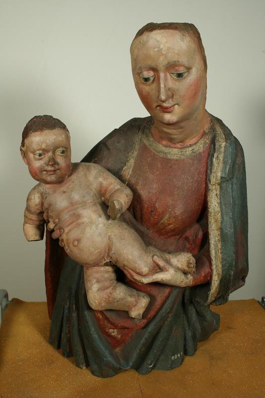 neznámý sochař salcburský - Madona s dítětem