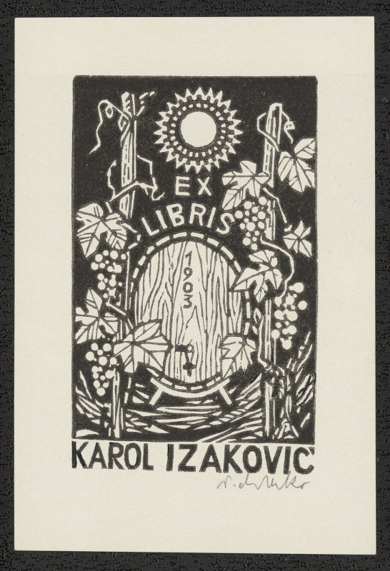 Viktor Chrenko - Ex libris Karol Izakovič