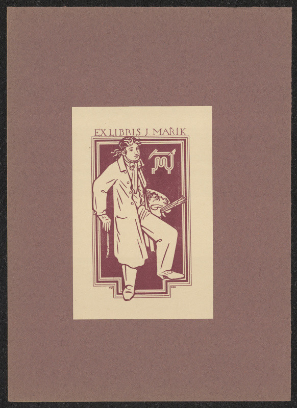 Jaroslav Mařík - Ex libris J. Mařík