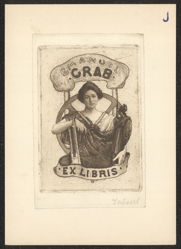 Jakerl - Ex libris Emanuel Crab