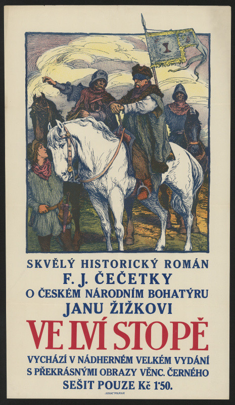 Věnceslav Černý - Román F.J. Čečetky o ... Janu Žižkovi, Ve lví stopě