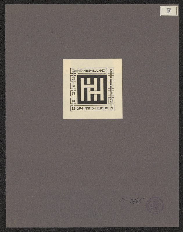 Ernst Fuchs - Exlibris Dr. Hanns Heiman