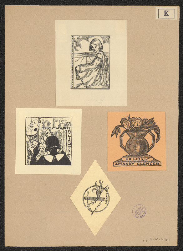 Maria Kulikowska - Exlibris Amandy Glencer