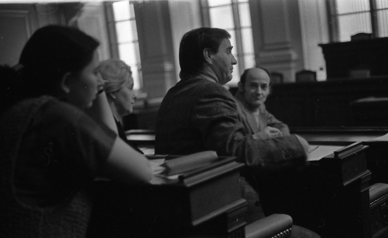 Dagmar Hochová - Setkání představitelů Liberálního klubu Občanského fóra v České národní radě, leden 1991