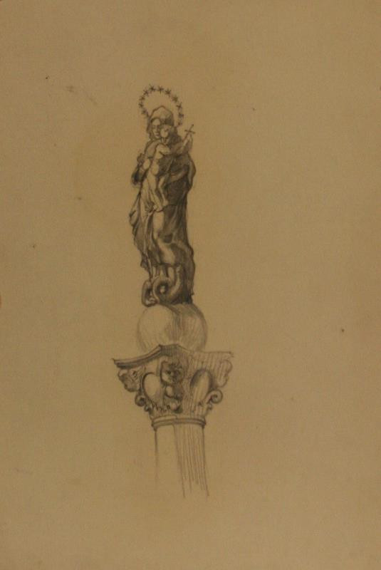 Rudolf Leger - Detail mariánského sloupu
