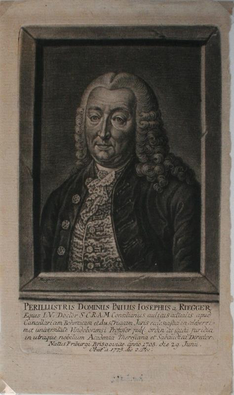 Johann Gottfried Haid - Perillustris Dominus Paulus Josephus a Riegger