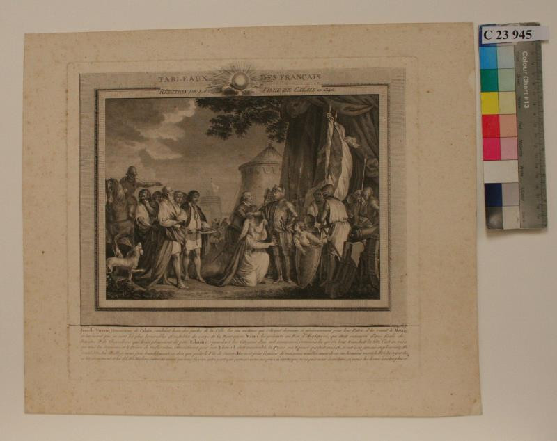 Pierre-Adrien Le Beau - Rédition  de  la  Ville  de  Calais  en  1346