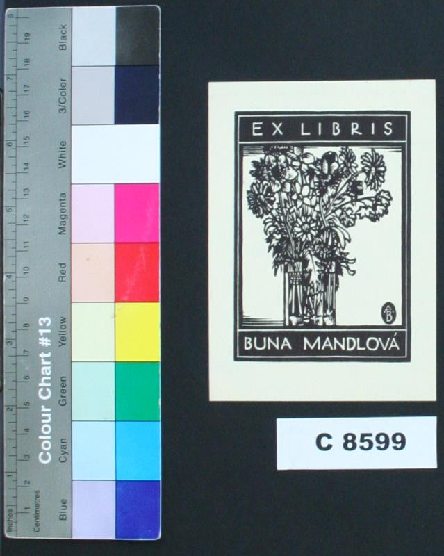 Antonín Burka - Ex libris Mandlová
